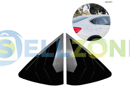 Διακοσμητικά καλύμματα με οπές αερισμού για πίσω πλαϊνά παράθυρα BMW X6 F16 2014-2019 – DBa997